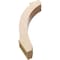 Ekena Millwork 3-inch W x 16-inch D x 22-inch H Lafayette Rough Cedar Woodgrain TimberThane Knee Brace, Primed BRCUR03X16X22LFTRCPR - alternate 5